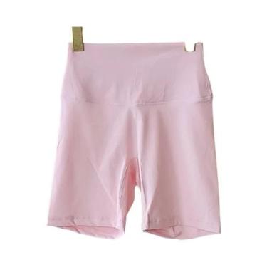 Imagem de Shorts De Yoga Femininos De Cintura Alta, Ajuste Slim, Levanta O Bumbu