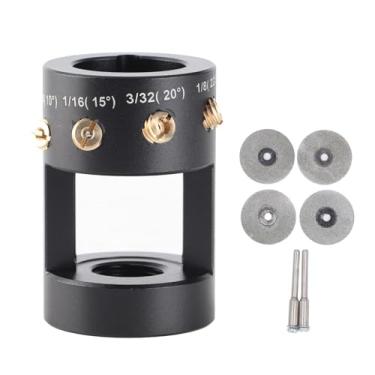 Imagem de Irfora Apontador de Tungstênio, Ferramenta Rotativa de Moedor de Eletrodo de Soldagem TIG de Vários ângulos Com Bielas, Liga de Alumínio, Leve, Resistente à Corrosão, especificações: