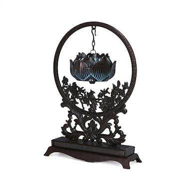 Imagem de porta-vara de incenso Queimador de incenso suspenso, ornamentos decorativos zen internos, suportes para meditação, melhorando o feng shui