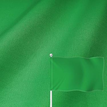 Imagem de YongFoto Bandeira verde sólida 1,2 x 1,8 m serapilheira dupla face cor pura em branco quatro lados costurada brilhante cor viva durável resistente a UV resistente ao desbotamento UV à prova de
