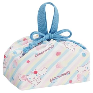 Imagem de Skater KB7SN-A Bolsa infantil Bento com cordão, Sanrio Cinnamorol, lanches chiques, meninas, feita no Japão