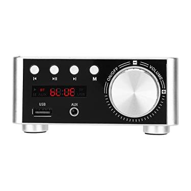 Imagem de Generic Amplificador Estéreo HIFI 5.0 50 W X 2, Som Claro e Poderoso para Entusiastas da Música (Prata)