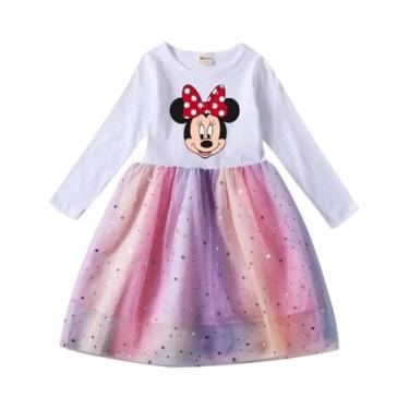 Imagem de Vestido De Princesa Tutu De Manga Longa Para Menina Pequena Com Renda 