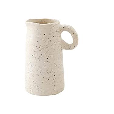 Imagem de Vaso de flores de cerâmica Zen House Bud Vasos decoração de prateleira centros de mesa suporte de plantas de estúdio de ioga (cor: F) (B)