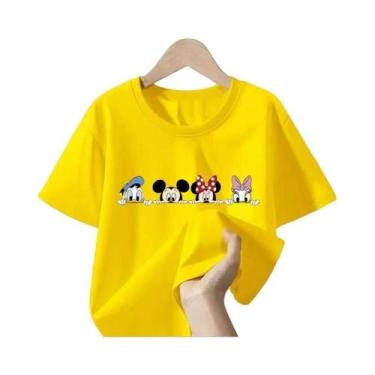 Imagem de Camisetas Com Estampa De Desenho Animado Da Disney Para Meninos E Meni