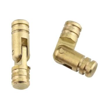 Imagem de Dobradiças De Cilindro Ocultas Em Latão 10 Peças Hardware Invisível Pa