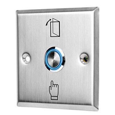 Imagem de Generic Interruptor de Botão de Liberação de Porta de Aço Inoxidável, Interruptor Fácil de Empurrar para de Controle de Acesso Com Luz Indicadora para Casa/escritório