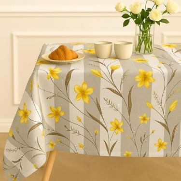 Imagem de Toalha de mesa de algodão xadrez de 4 a 10 Lugares(Aurora,140 cm x 140 cm)