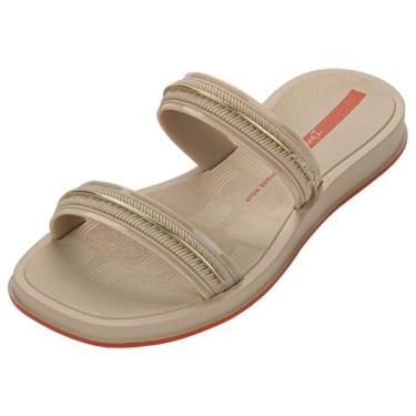 Imagem de Chinelo Slide Feminino Conforto Dia a Dia Ipanema Glow, Bege, Laranja,