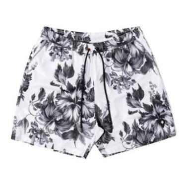 Imagem de Shorts Elástico MCD Utility Hibiscus Branco-Masculino