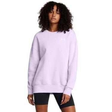 Imagem de Moletom Feminino Under Armour Essential Fleece GG Roxo-Feminino