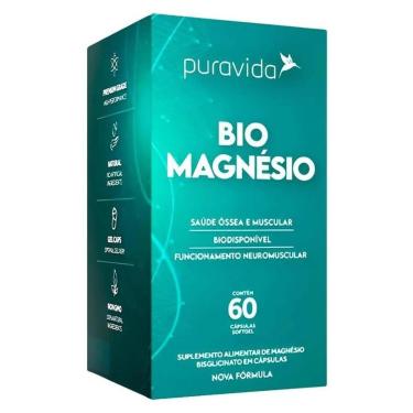 Imagem de Bio Magnésio 60 Cápsulas Ossos e Dentes Puravida-Unissex