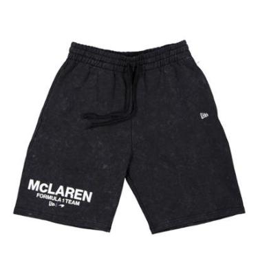 Imagem de Bermuda New Era McLaren Wordmark Oversized Preta-Masculino