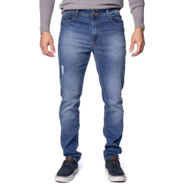 Imagem de Calça Jeans Masculina Max Denim Slim Azul-Masculino