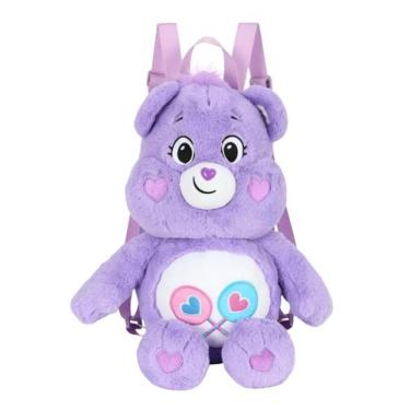 Imagem de Mochila Luxo Pelúcia Ursinhos Carinhos - Roxo - Luxcel