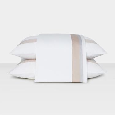 Imagem de Artelassê Jogo de Lençol King 300 Fios Horizonte Kaki Areia