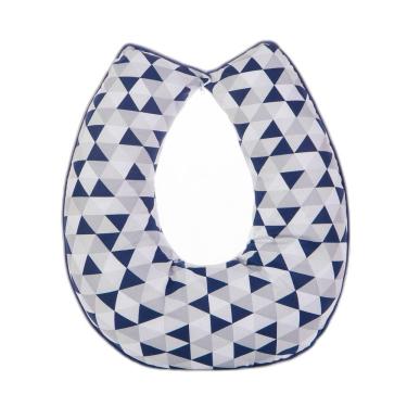 Imagem de Almofada Amamentação Algodão Bebê Menino Bandeirola Marinho