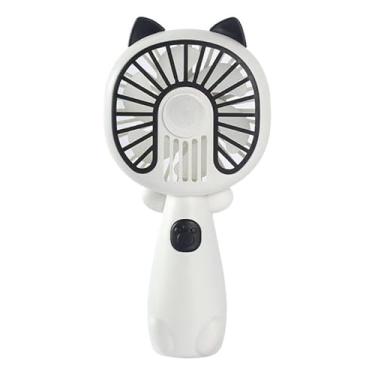 Imagem de Ventilador elétrico mini, carregável, portátil com carregamento USB(Preto)