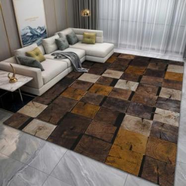 Imagem de Tapete para Sala de Luxo Estampado Antiderrapante Tapete Grande para Quarto Escritório(1.50 X 1.00M,ESTAMPA 05)