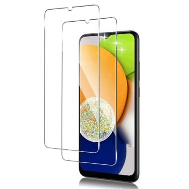Imagem de Vidro temperado de 2 Pcs, para Samsung Galaxy A03 A03s Core, Filme de vidro protetor de tela