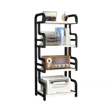Imagem de KEG801302 Suporte para impressora de armazenamento multicamadas de escritório, suporte para copiadora, mesa de impressora de grande capacidade