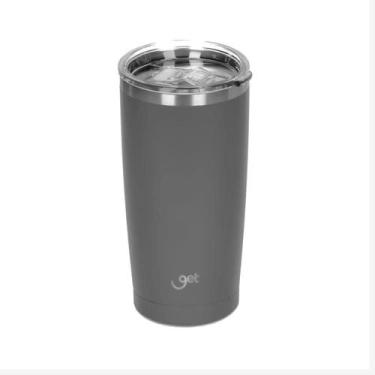 Imagem de Copo Térmico Get Inox 600ml para bebidas quentes ou frias com tampa Ci