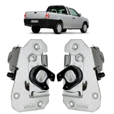 Imagem de Par Fechaduras Caçamba Tampa Traseira Saveiro G2 G3 G4 G5 G6