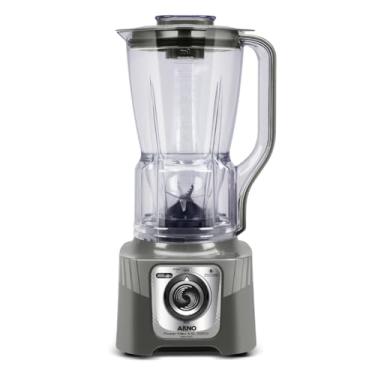 Imagem de Liquidificador Arno Power Max 2200W XXL LN87, Cinza Esverdeado, com 6 Lâminas Powelix Pro, Copo de 2.25L, Tecnologia Autolock Anti Vazamento e Limpeza Fácil, 220V
