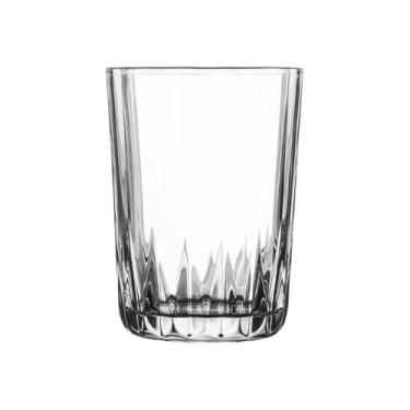 Imagem de Copos de água sem haste gravados, copos de vidro sem chumbo texturizados transparentes, seguros para lava-louças (pequeno)