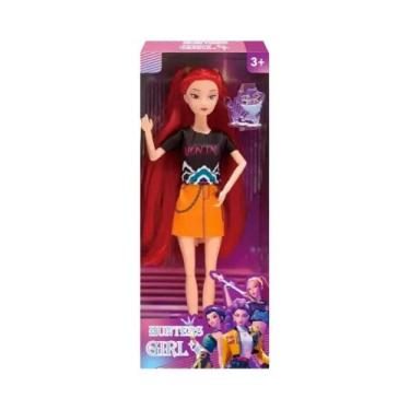 Imagem de Boneco De Vinil Anime KPop Demon Hunters Rumi Mira Zoi Com Máscara, Pr