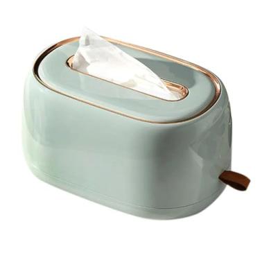 Imagem de Porta Lenço Umedecido Guardanapo Toalha de Papel de Mesa ou Parede Caixa Dispenser Premium(Verde)