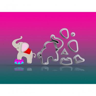 Imagem de Cortador Circo Elefante Modular Mod 5Cm Tamanho 5Cm