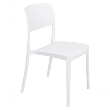 Imagem de Cadeira Tramontina Marta Branca Em Polipropileno
