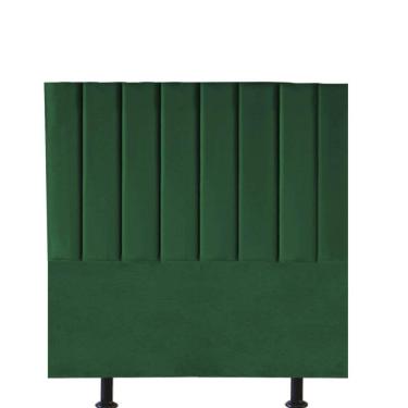 Imagem de Cabeceira Estofada Carla 100cm Solteiro Para Cama Colchão Box Quarto Suede Verde - Aurora Line