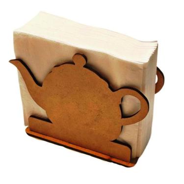 Imagem de Porta Guardanapo Em Mdf - Kit 5 Unidades