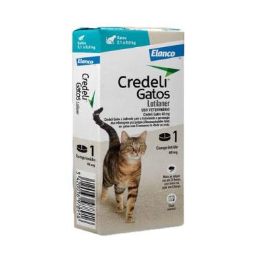 Imagem de Credeli Antipulgas e Carrapatos para Gatos 48mg Elanco 1 Comprimido