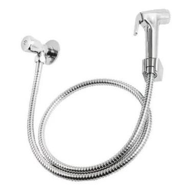 Imagem de Ducha higienica flex 1,2 m abs cromada 1/4volta kelly metais