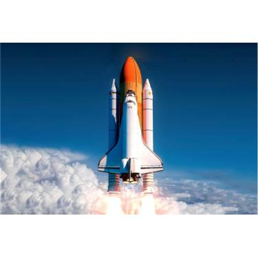 Imagem de Painel de Tecido Sublimado Espaço Astronauta Ônibus Espacial - Fabrika