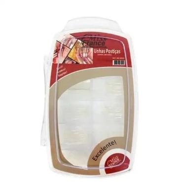 Imagem de Unha Postiça Com 100 Unidades Transparente Miss France