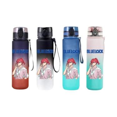 Imagem de Copo De Água Blue Lock Anime 650ML, Garrafa Esportiva Com Tampa Flip-t