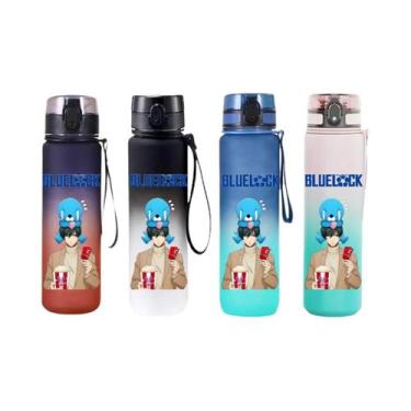 Imagem de Copo De Água Blue Lock Anime 650ML, Garrafa Esportiva Com Tampa Flip-t