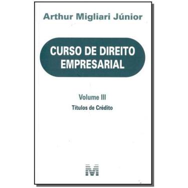 Imagem de Livro - Curso de direito empresarial - Volume III - 1 ed./2018