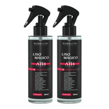 Imagem de Kit com 2 Liso Mágico 200ml Tecnologia ATH Rubelita Professional