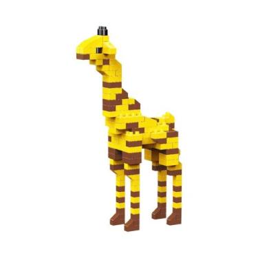 Imagem de Brinquedo De Blocos De Construção Micro Mini, Alpacas, Cervos, Girafas