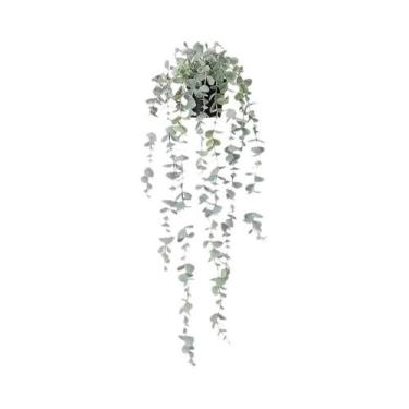Imagem de Conjunto De Plantas Artificiais De Folhas De Eucalipto Para Decoração 