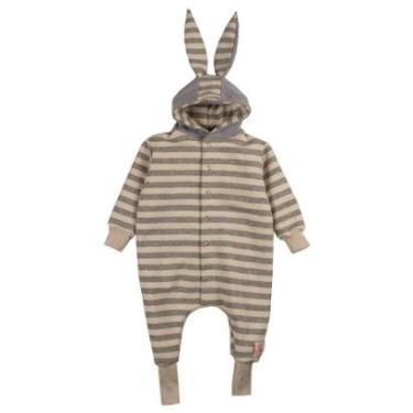 Imagem de Macacão Infantil Coelho Orelhudo Listras-Unissex