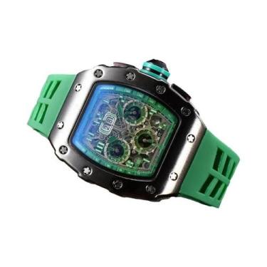 Imagem de Relógio De Pulso Esportivo Multifuncional De Quartzo Tipo Barril Para 