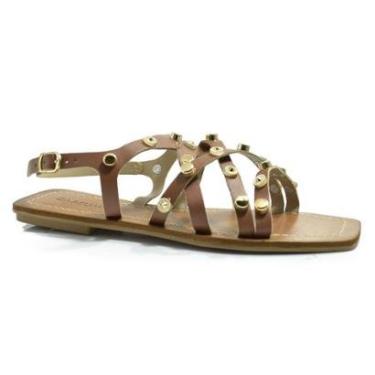 Imagem de Sandália Rasteira Feminina Cazzualen 8067/9000-Feminino
