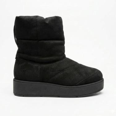 Imagem de Bota Feminina Vizzano Camurça Strech 3110.100- Preta TAMANHO:37COR:PRE