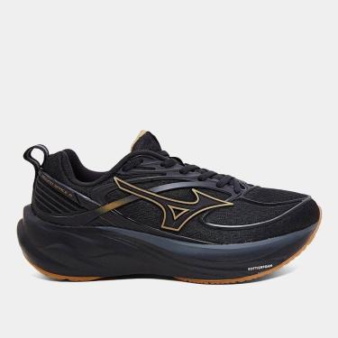 Imagem de Tênis Mizuno Space 6 - Feminino - Preto-Preto